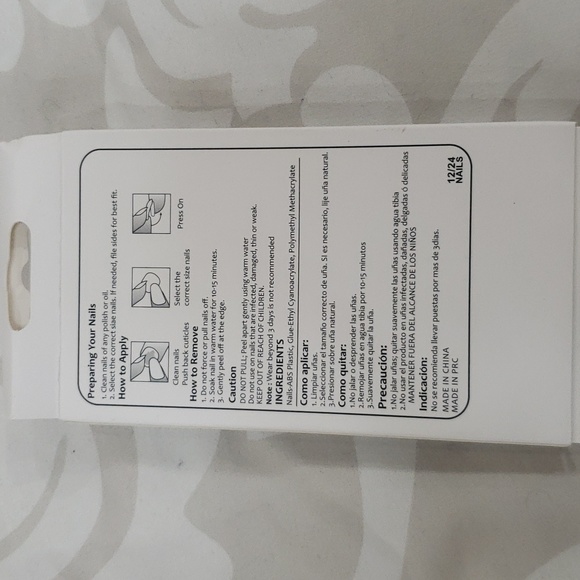 24Pcs Geometric Green Square Fake Nails Full Cover French Summer Press On Nails - Picture 10 of 10